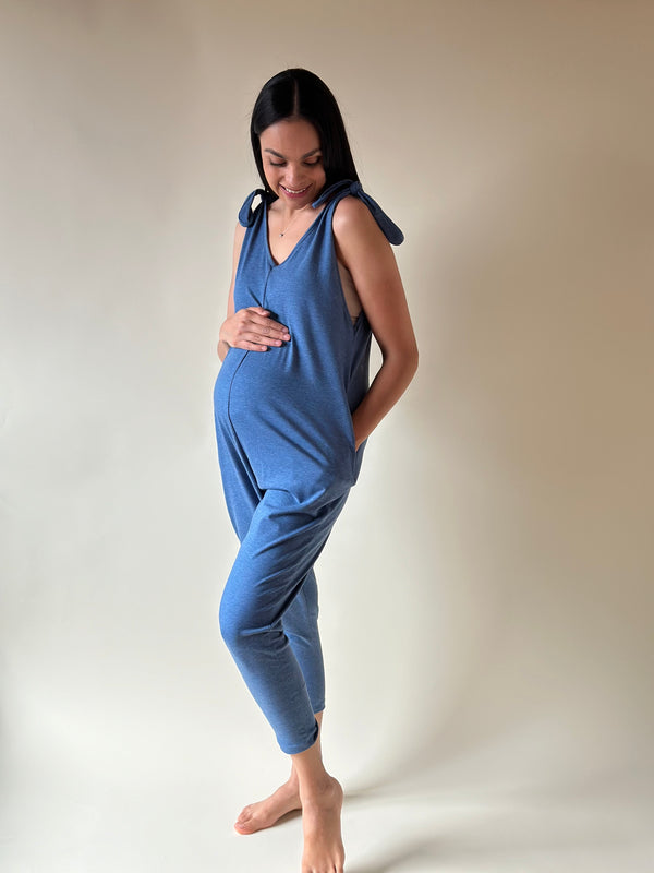 Jumper de maternidad •Azul demin•