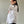 Camisa con abertura de maternidad y lactancia •Blanca•