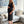 Vestido de maternidad y lactancia •Negro jaspe•