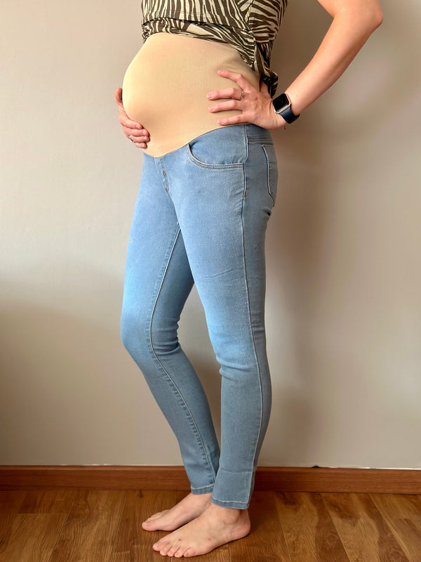 Jeans de maternidad •CLAROS•