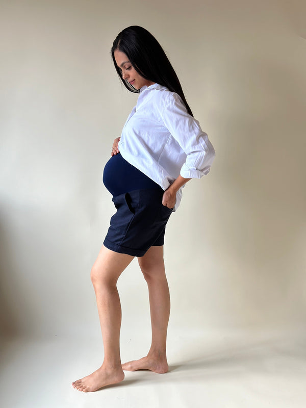 Short de maternidad •Azul marino•