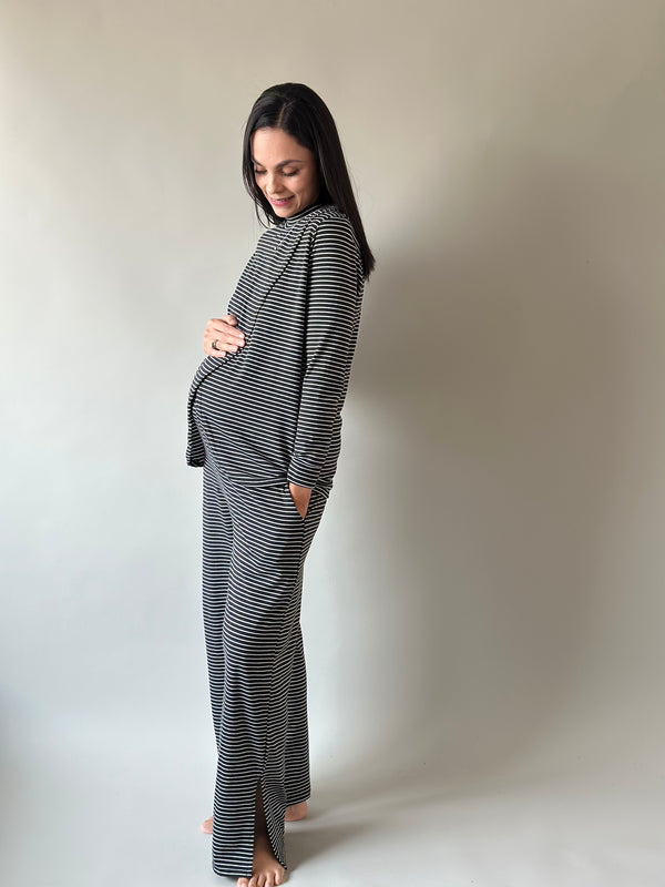 Set de embarazo y lactancia Martina  •Negro•