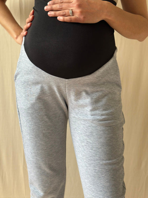 New Joggers de maternidad •Gris jaspe•