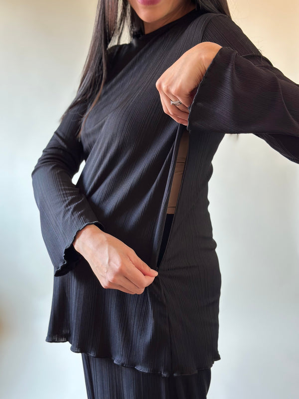 Set de maternidad y lactancia Jimena •Negro•