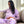 Pijama de maternidad y lactancia •Arcoiris Lila• FLEECE DELGADO