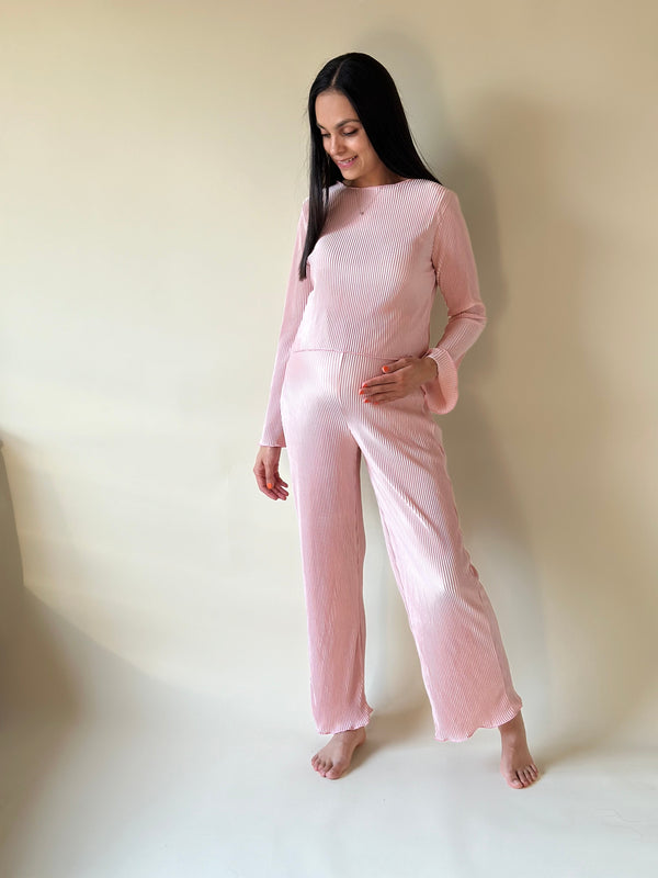 Set de embarazo Valentina •Rosa palo•