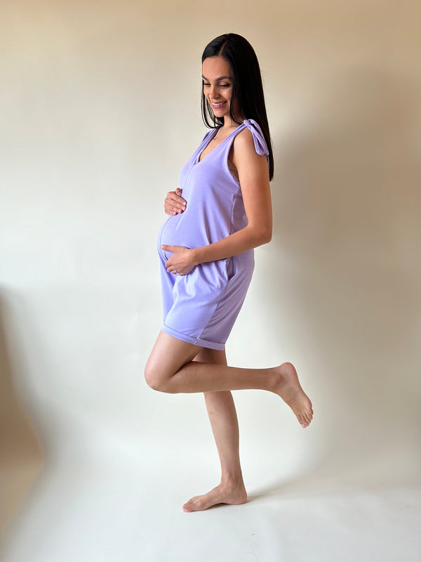 Jumper SHORT de maternidad •Lila•