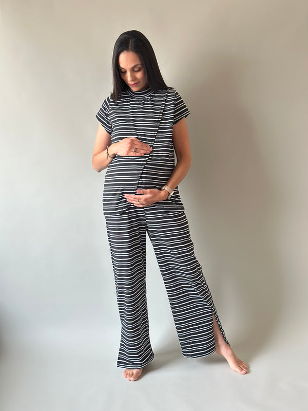 Set de embarazo y lactancia Lucía  •Negro•