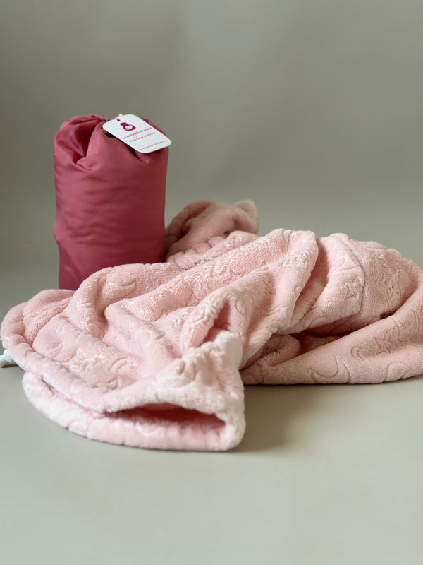 Cobija polar manos libres •Estrellas Rosa•