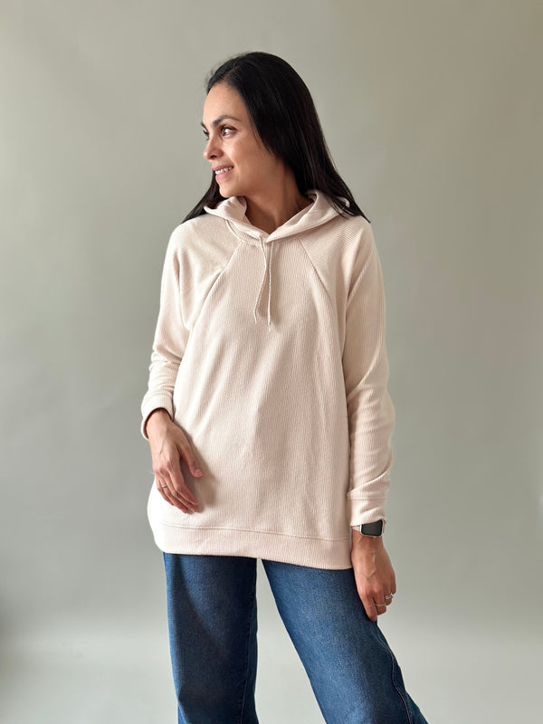 Sudadera Regina maternidad y lactancia •Trigo•