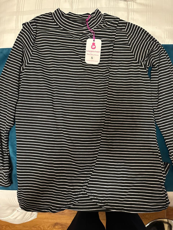 Set de embarazo y lactancia Martina  •Negro•