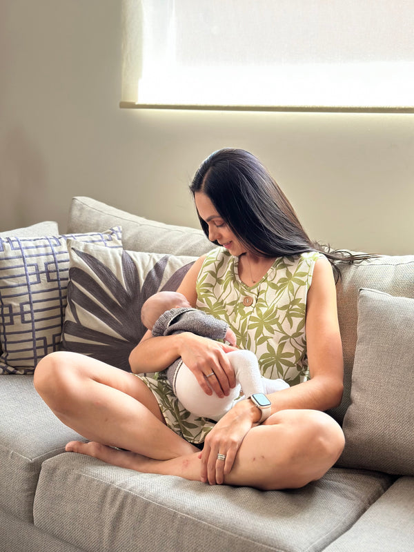 Set de maternidad y lactancia Laura •Verde•