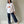 Camisa con abertura de maternidad y lactancia •Blanca•