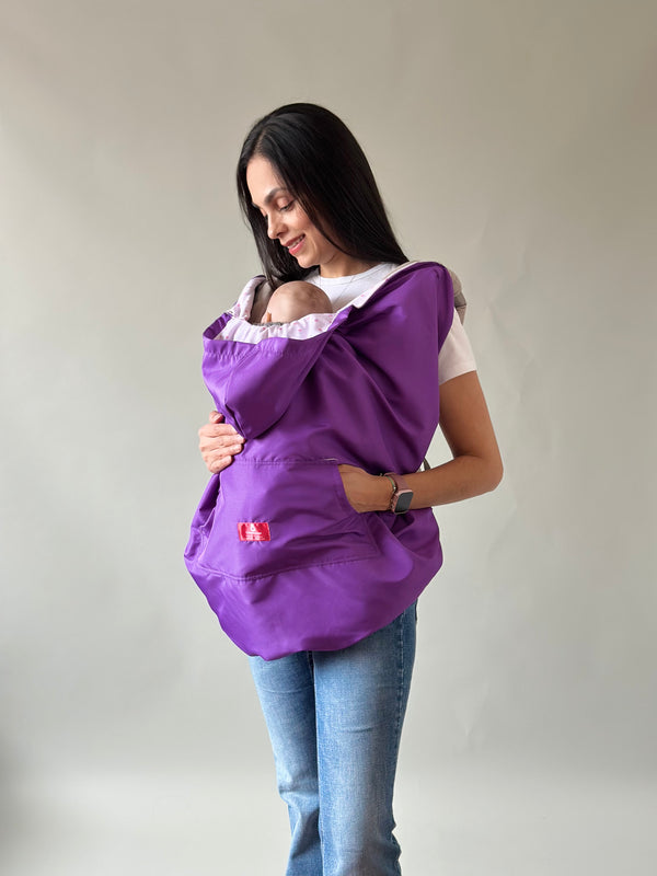 Cobija REPELENTE AL AGUA manos libres •TULIPÁN VIOLETA •
