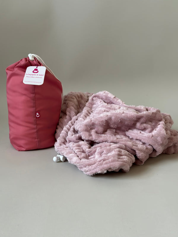 Cobija polar manos libres • Rosa quemado•