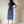 Vestido básico de maternidad •Azul demin•