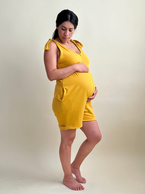 Jumper SHORT de maternidad •Mostaza•