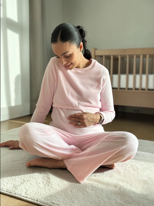 Pijama de maternidad y lactancia •ROSE• POLAR