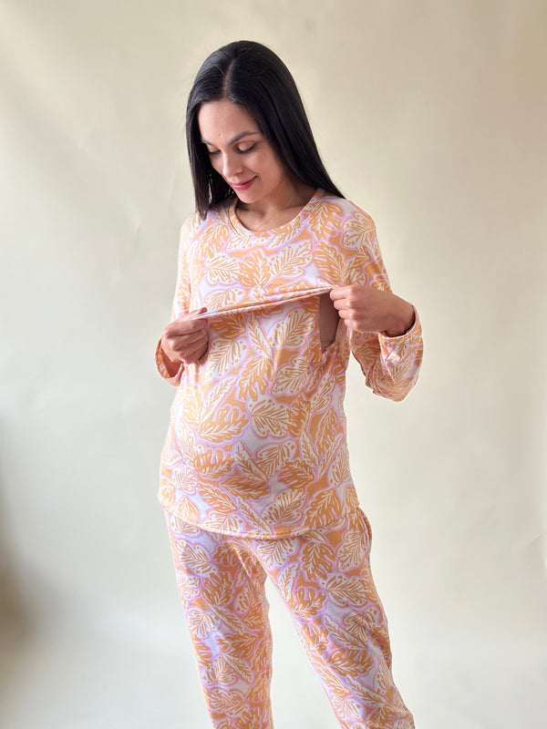 Pijama de maternidad y lactancia  •Brisa • SUPER SOFT