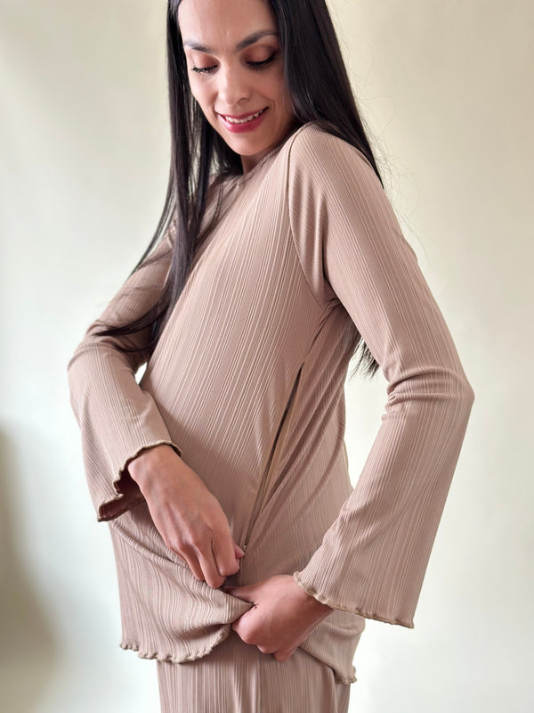 Set de maternidad y lactancia Jimena •Arena•