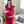 Vestido de maternidad midi •tinto•