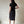 Vestido de maternidad con algodón  •Negro•