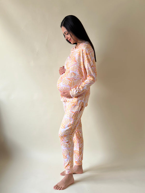 Pijama de maternidad y lactancia  •Brisa • SUPER SOFT