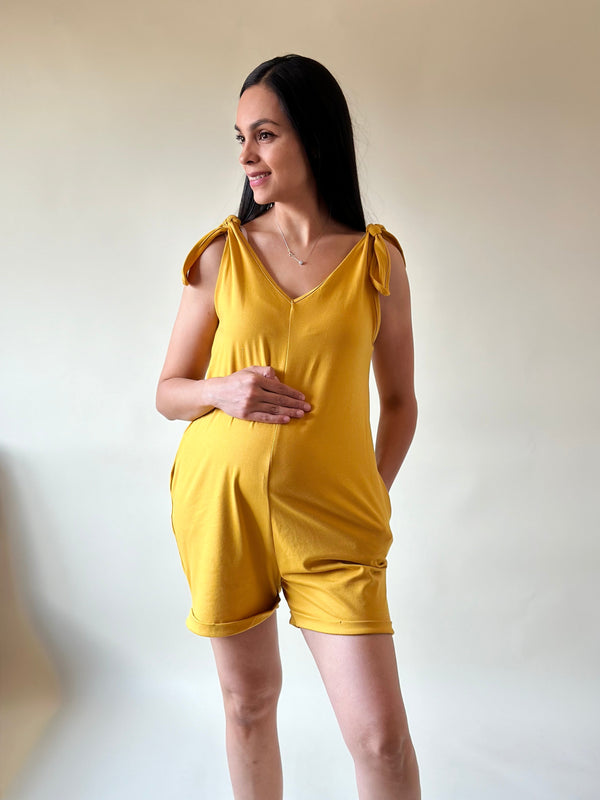 Jumper SHORT de maternidad •Mostaza•