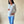 Pijama de maternidad y lactancia •rayas azul celeste• con ALGODÓN