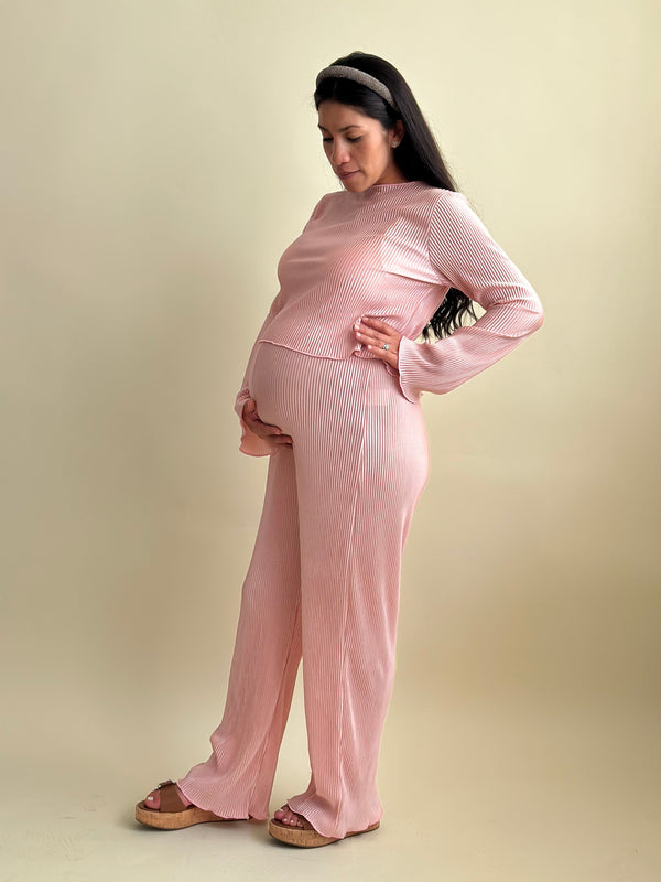Set de embarazo Valentina •Rosa palo•