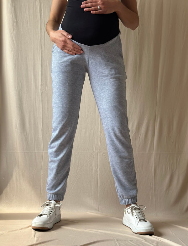 New Joggers de maternidad •Gris jaspe•