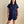 Set de embarazo Paulina con LINO •Azul marino•