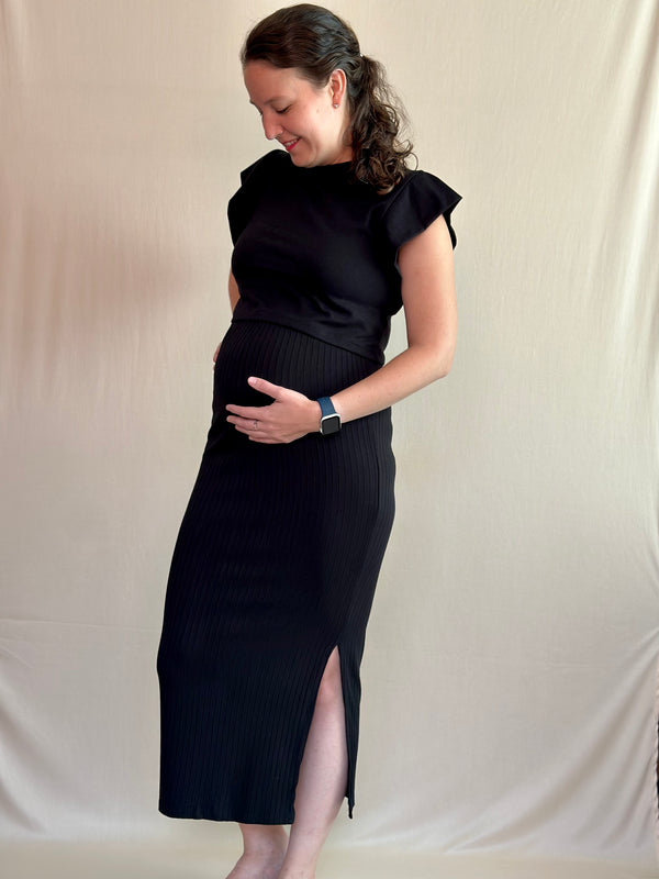 Set de embarazo Emiliana •Negro•