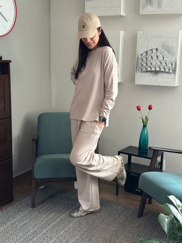 Pants de embarazo y lactancia •Arena• RELAX