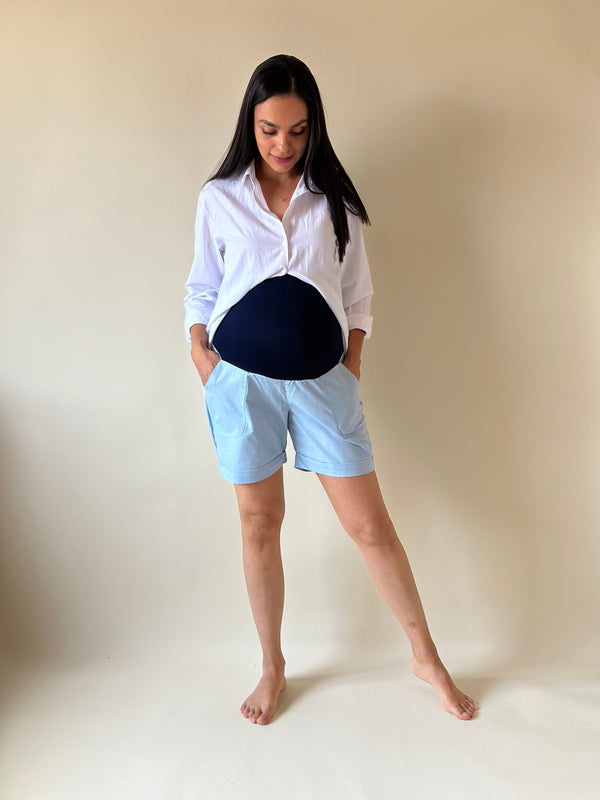 Short de maternidad •Azul cielo•