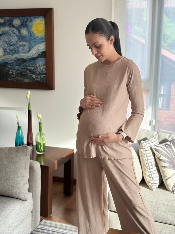 Set de maternidad y lactancia Jimena •Arena•