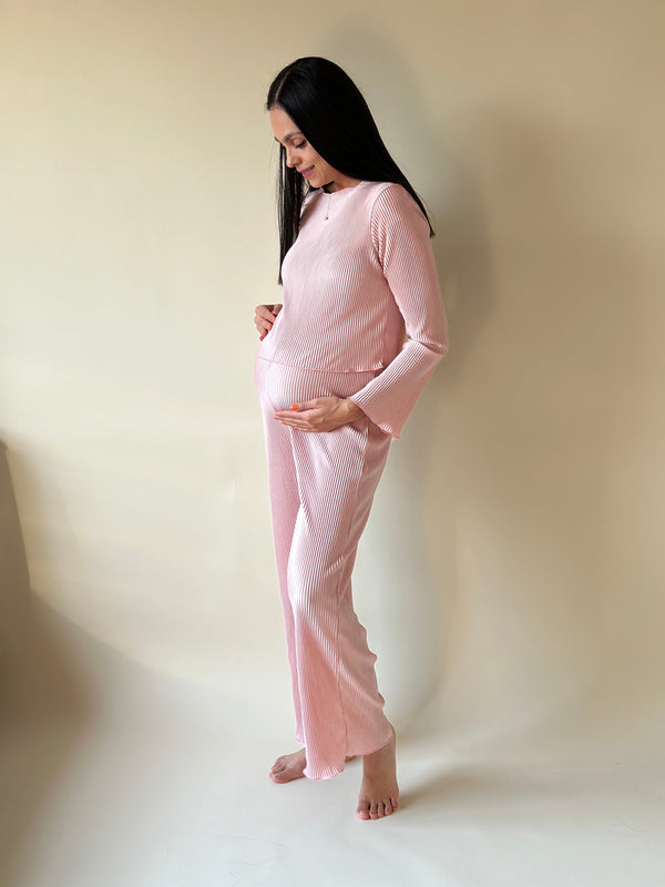 Set de embarazo Valentina •Rosa palo•