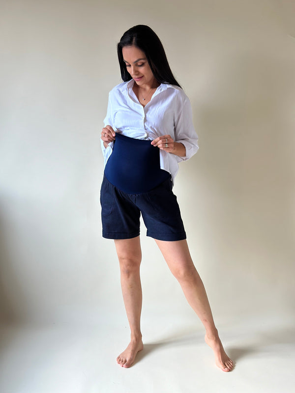 Short de maternidad •Azul marino•