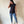 Blusa de maternidad con hombrera •Negro•