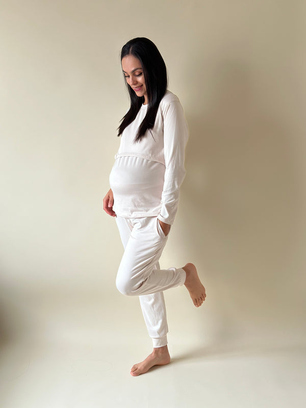 Pijama de maternidad y lactancia •Arena• SUPER SOFT