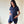 Set de embarazo Paulina con LINO •Azul marino•