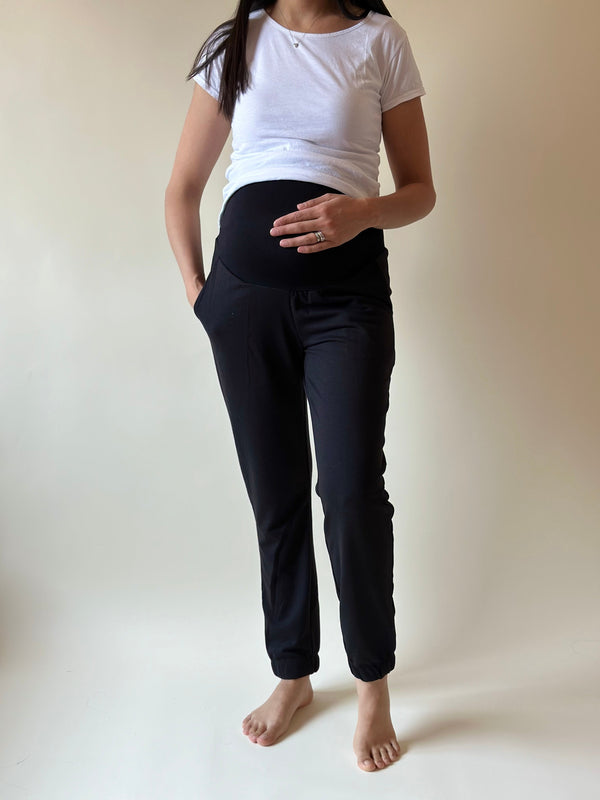 New Joggers de maternidad •Negro•