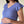 Vestido de maternidad midi •azul Lila•