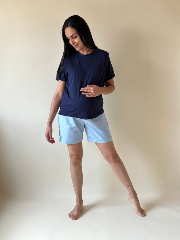Short de maternidad •Azul cielo•