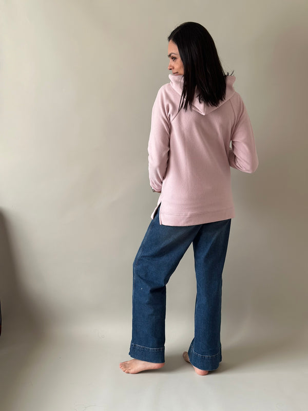 Sudadera Regina maternidad y lactancia •Rosa•