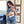 Playera de lactancia con CIERRE FRONTAL •Azul demin•