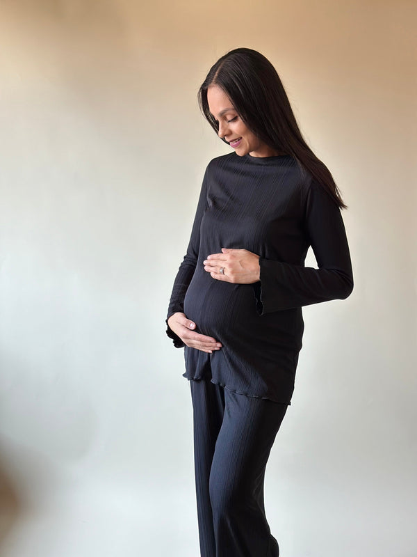 Set de maternidad y lactancia Jimena •Negro•