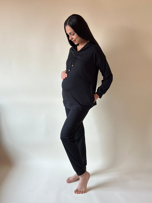 Pants de embarazo y lact •Negro•