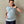 Blusa de maternidad y lactancia •Helecho azul•