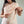 Pijama de short maternidad y lactancia •Palmitas coral•